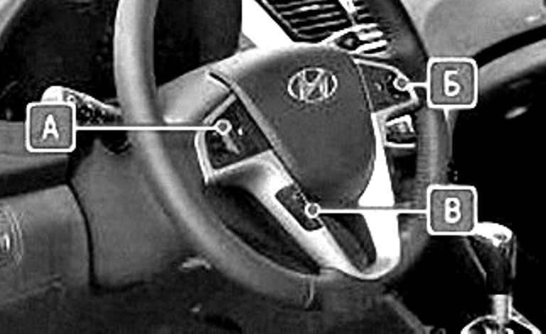 Рулевое колесо Hyundai Solaris
